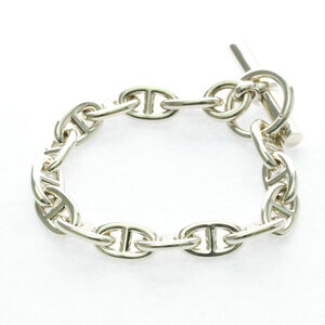 HERMES Silver Charm Bracelet